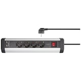 thumbnail of Sygonix SY-5145336 Tischsteckdose Schwarz, Silber Schutzkontakt 1 St.