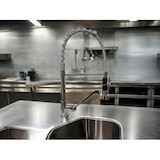 thumbnail of Rubinetto miscelatore cucina professionale industriale con leva clinica doppia uscita