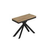 thumbnail of Consolle allungabile 90x40/196 cm Saki Small Evolution quercia natura telaio antracite