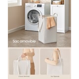 thumbnail of Helloshop26 - Armário de banheiro com cesto de roupa suja armário alto para armazenamento bolsa interna removível com alças 12_0006487