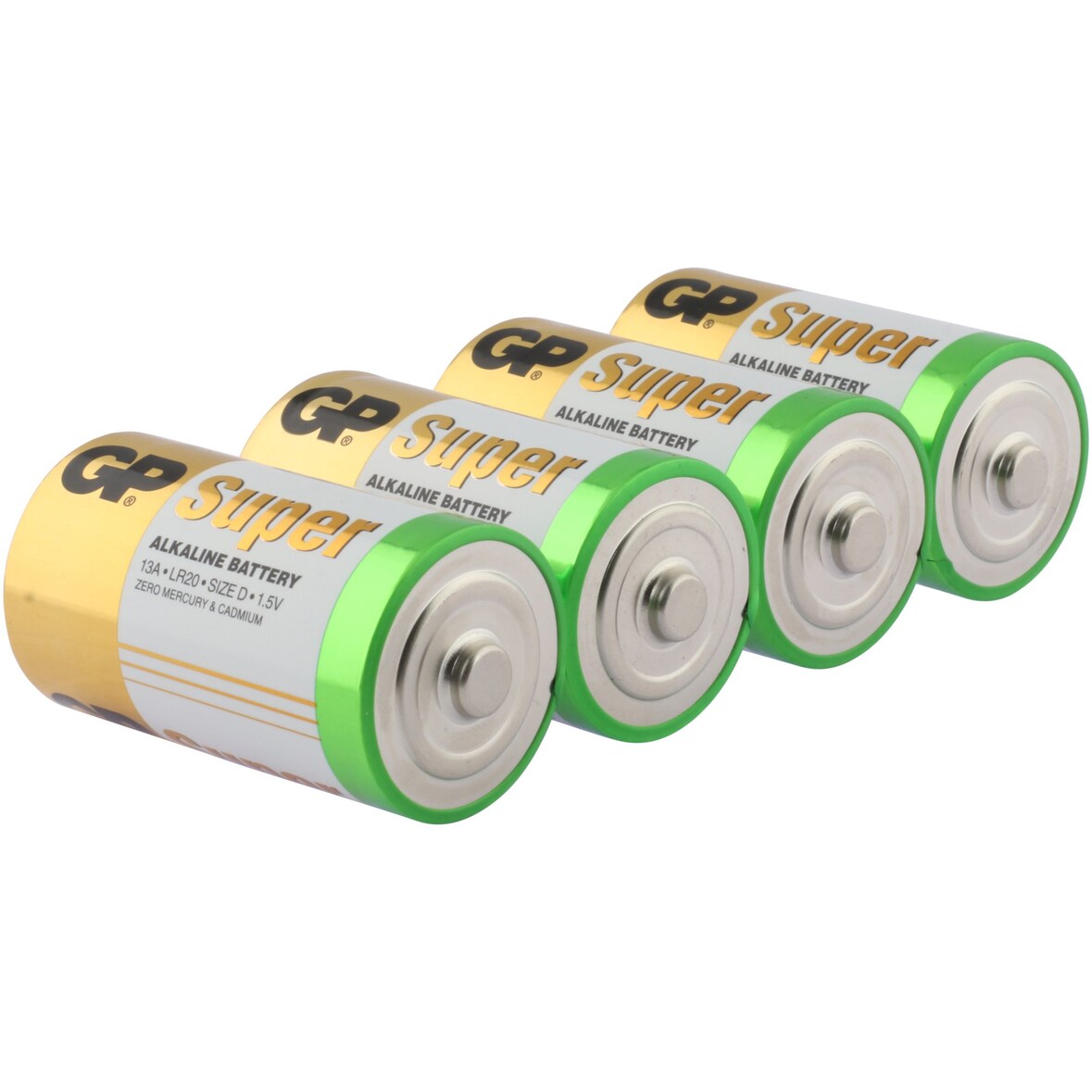 D Mono Batterie GP Alkaline Super 1,5V 4 Stück