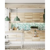 thumbnail of Relaxdays Duschregal Bambus HxBxT:53x38x15,5cm, 2 Ablagen, feuchtigkeitsresistent, Hängeregal mit 4 Haken, natur