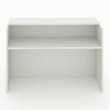 thumbnail of Oficit. Mostrador laminado blanco. Fácil de montar. Fabricado en España. Medidas: 160x50x105 (ancho x fondo x alto)