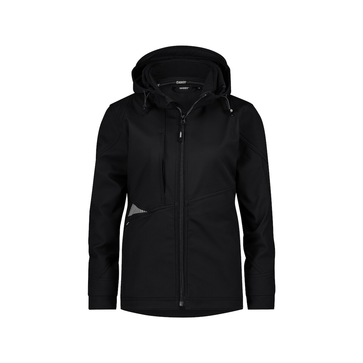 DASSY Gravity Next Women Softshell-Jacke für Damen schwarz/anthrazitgrau 2XL