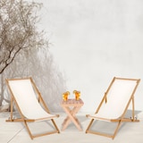 thumbnail of Mueblear - Mesa de jardim dobrável sem verniz de óleo 40x41cm