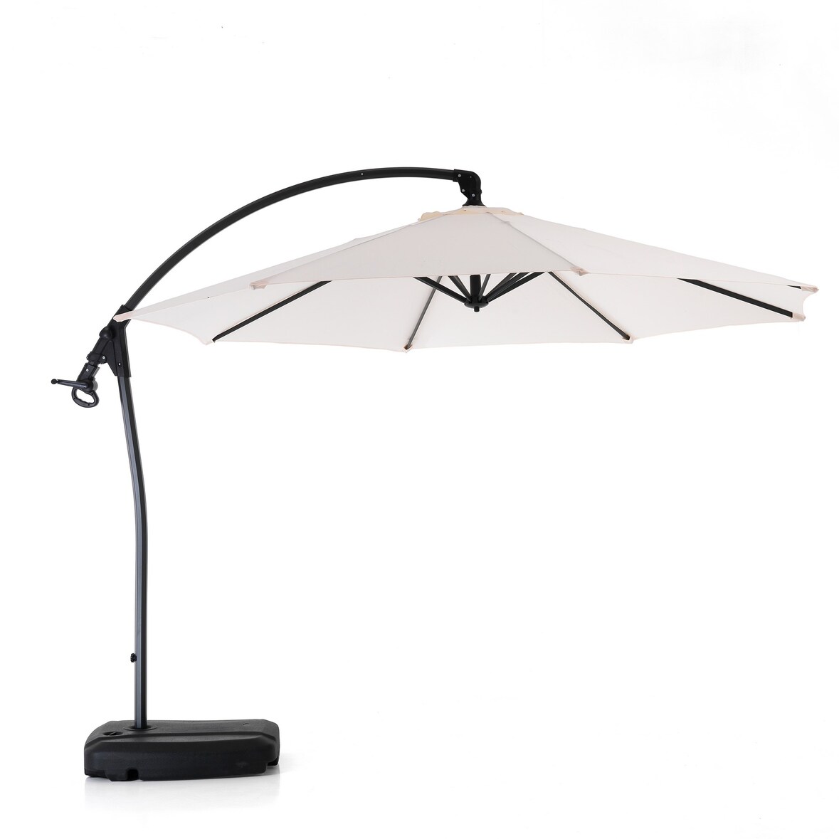 Oreste Luchetta ombrellone CUZY in poliestere H.260 x L.300 x P.300 cm colore Écru