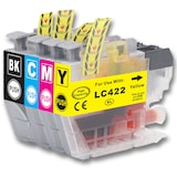 thumbnail of Gigao LC-422 XL Tintenpatronen Set kompatibel mit Brother für MFC-J6540DW - 4er Pack BCMY