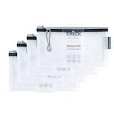 thumbnail of 4 Sacos Multiusos Zipper Bag Check preto