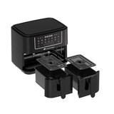 thumbnail of Friteuse A Air Sans Huile Continental Edison - Rfrsh24002cb - 9 L - Double Bacs - 2400w - Noir