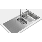 thumbnail of Teka UNIVERSE 60 T-XP 1½B 1E Lavabo sobre-encimera Rectangular Acero inoxidable