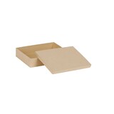 thumbnail of Décopatch 2x Braunes Pappmaché, Schachtel A5 15x21x4,5 cm - Kartonbraun BT031O