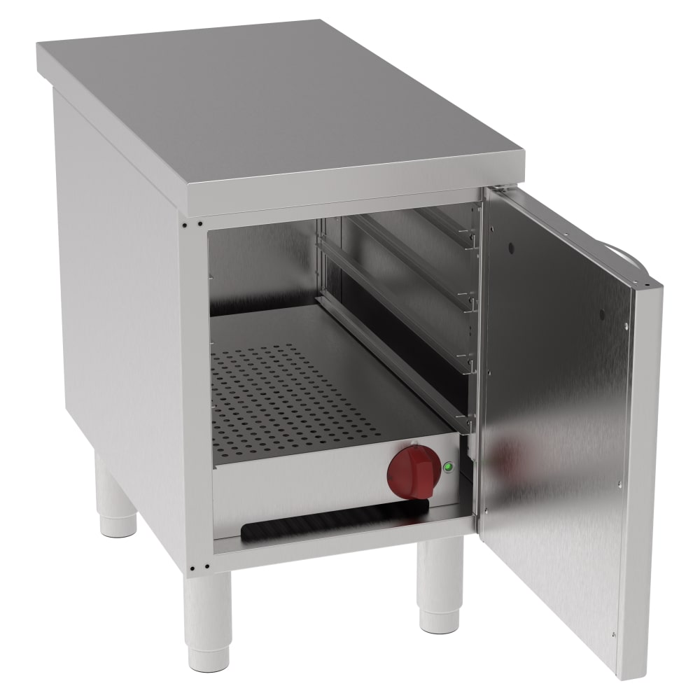 Riserva calda per piatti 1 porta 3 gn 1/1 - 400x700x600 mm - 1300 W 230/1V - 600104BH Eurast