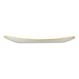 thumbnail of Marineblauwe driehoekige borden van 31,1 cm, Churchill Stonecast met stippen, 6scfstr12, verpakking van 6