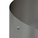 thumbnail of vidaXL Gartenblumentopf Silber 120 x 120 x 20 cm Verzinkter Stahl
