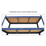 thumbnail of PROREGAL MegaDeal 4x Schwerlastregal Ragnar, HxBxT 180x120x40cm, Fachlast 175kg, Blau, Garagenregal Werkstattregal Lagerregal Steckregal