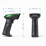 thumbnail of MYBE – Lecteur code-barres Bluetooth SGBS960 1D/2D sans fil avec base de charge, pour caisse enregistreuse / TPV et inventaire