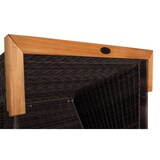 thumbnail of Strandkorb deVries PURE® Friesland Sylt XL - PE stone grey - Dessin 249 - inkl. Schutzhülle