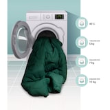 thumbnail of DoubleDry 2 in 1 Dekbed 240x200 - Lits Jumeaux wasbaar dekbed zonder overtrek - donker groen