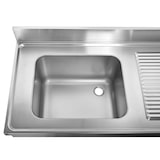 thumbnail of Lavello in acciaio inox con base 60 x 60 x 90 cm - 1 vasca al centro