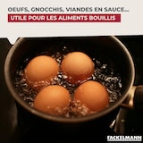 thumbnail of Set van 2 Fackelmann schuimspanen van 32 cm in Elemental roestvrij staal