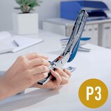 thumbnail of Leitz Cucitrice a Pinza, Capacità fino a 30 Fogli, Blu, Caricamento dall'Alto, Per l'uso con Punti P3 (24/6, 26/6), Confezione da 5, 55480033