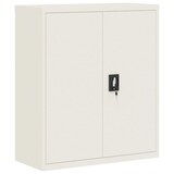 thumbnail of vidaXL Aktenschrank Weiß 90x40x105 cm Stahl