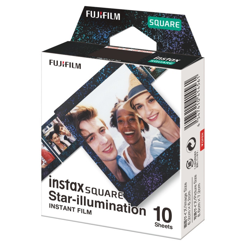 Pack De 10 Films Fujifilm Instax Square Mono Star Illumination