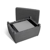 thumbnail of Salon de jardin - résine imitation rotin tressé - Allibert by KETER - 4 personnes - Mia - Gris graphite ALLIBERT by KETER