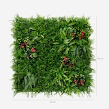 thumbnail of Siepe artificiale 3D pannello 100x100cm piante realistica Cerrum-BLC100V