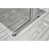 thumbnail of PROREGAL Schreibtisch Nilo | Eiche | Silber Gestell | BxT 180x80cm | Arbeitshöhe 68-82cm | höhenjustierbar, 1cm Raster | C-Fuß-Gestell | Bürotisch