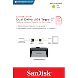 thumbnail of Clé Double Connectique Usb Type C Sandisk Ultra Dual Drive 32 Go