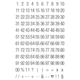 thumbnail of Avery Zweckform® 3721                           3721 Zahlen-Etiketten - 0-99, 6,5 mm, schwarz, selbstklebend, witterungsbeständig, 250 Etiketten