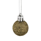 thumbnail of Relaxdays Weihnachtskugeln im 96er Set, glitzernde, matte & glänzende Baumkugeln, Weihnachtsbaumdeko, Kunststoff, gold