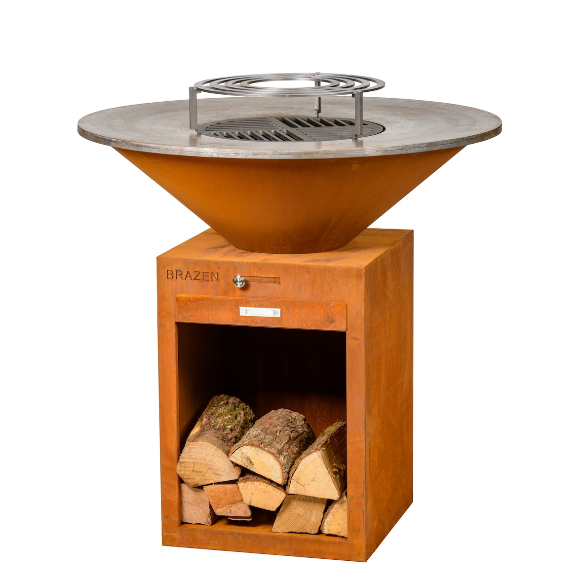 Brasero Plancha Classique Acier Corten