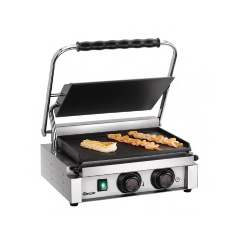Contact/Paninigrill MDI 1G | Glad | 2.2kW | Grillplaten Gietijzer/Geëmailleerd | 410x400x200(h)mm