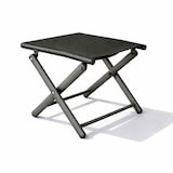 thumbnail of Garten Klapphocker / Fußhocker Metall - Textilen Anthrazit / Schwarz