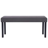 thumbnail of Helloshop26 - Bank/Hocker/Möbelbank 106 cm graues Synthetik 3002207