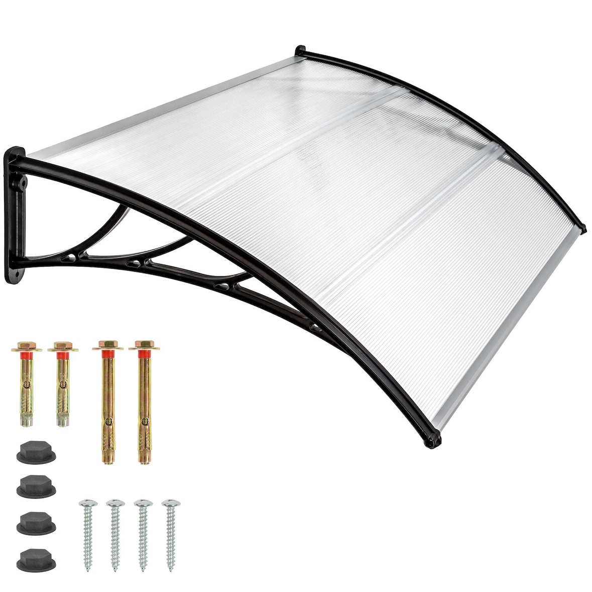 tectake Marquesina transparente  Transparente