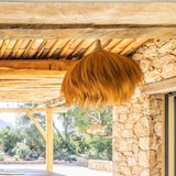 thumbnail of Lumisky Abat jour naturel seul BIG MASAI H62cm Herbe de Rayung Beige