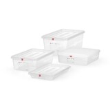 thumbnail of HENDI GN 1/1 container, polypropyleen, GN 1/1, 8L, Transparant, 530x325x(H)65mm