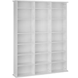thumbnail of Helloshop26 - Mobile scaffale libreria porta CD/DVD 136,5 cm bianco 08_0000228