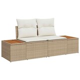 thumbnail of vidaXL Garten-Sofa-Set 5 pcs Beige und Creme 184 x 62 x 85 cm