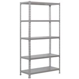 thumbnail of SimonRack Metallregal, 2000x1100x600 mm, 5 Ebenen, Metallboden, 180 kg Biegepunkt, Grau/Verzinkt - Simonclick