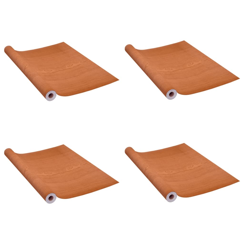 vidaXL Möbelfolien Selbstklebend 2 Stk. Helle Eiche 500x90 cm PVC