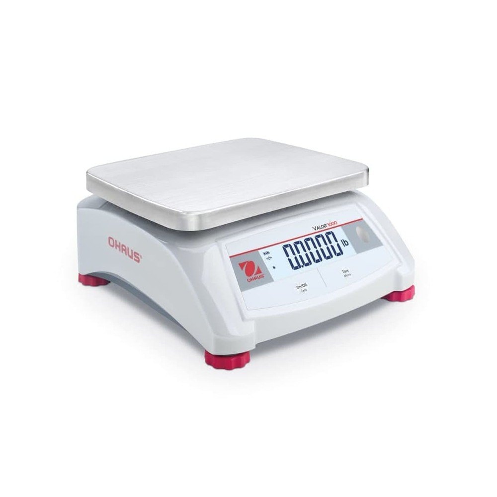 Balança Industrial Ohaus Valor 1000 3Kg Certificada NSF, Ideal para Pesagem de Alimentos em Cozinhas Profissionais