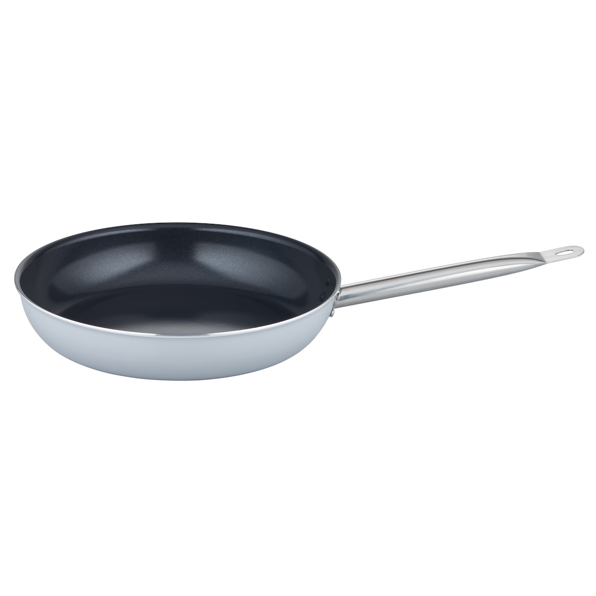 GSW Bratpfanne Basic 28 x 6,5 cm Gastro Traditionell, induktionsgeeignet