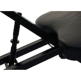 thumbnail of Silla de rodillas HWC-E10, asiento taburete de rodilla, altura regulable ruedas imitación cuero metal ~ negro