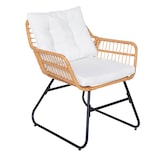 thumbnail of SVITA AMALFI Rattan Sitzgruppe Outdoor Gartenlounge 2 Personen Balkonset Natur