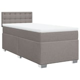 thumbnail of vidaXL Boxspringbett mit Matratze Taupe 90x200 cm Stoff