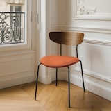 thumbnail of Now's Home - Lot de 2 chaises en bois et velours terracotta